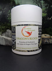 DRAGONSBLOOD MERCURY GLASS CANDLE