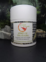SPIRIT OF THE OCEAN MERCURY GLASS CANDLE