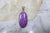 PURPLE COPPER TURQUOISE PENDANT
