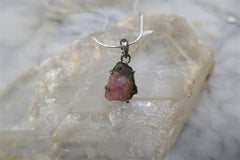 WATERMELON TOURMALINE PENDANT