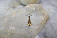 CITRINE SOLITARE PENDANT