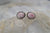 CINNABAR PENDANT POST EARRINGS