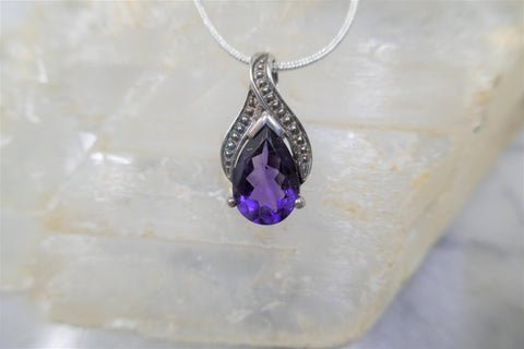 AFRICAN AMETHYST PENDANT