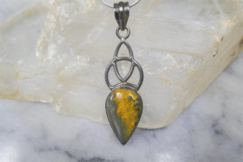 BUMBLE BEE JASPER PENDANT