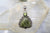 SERPENTINE AND PERIDOT PENDANT