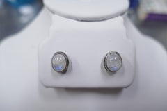 MOONSTONE POST EARRINGS