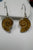 AMMONITE HOOK EARRINGS 1.5"