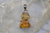 AMBER AND CITRINE PENDANT 1.5"