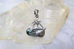 ABALONE  DOLPHIN PENDANT