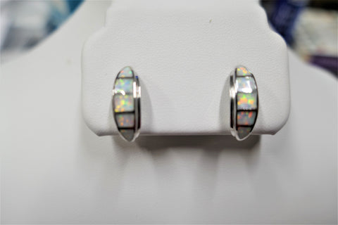 OPAL HOOP EARRINGS
