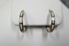 OPAL HOOP EARRINGS